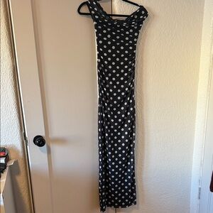 Polka Dot Maxi Dress
